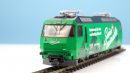 BEMO 1259 344 - MOB Ge 4/4 8004 Elektrolokomotive grün - „Swisstainable“ - „GoldenPass Express“ (GPX)