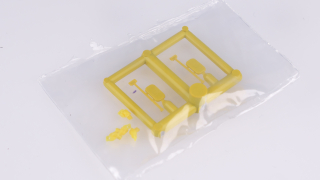 BEMO 1258 182 162 - Spiegel, und Kheopsdosen gelb für RhB Ge 4/4 II 1258 182 VE=2 Stück