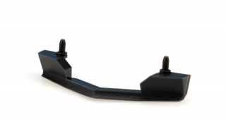 BEMO 1069 030 000 - Bahnräumer / Schienenräumer mit Aussparung, grau - für RhB ABe 4/4 III mit Mittelpuffer