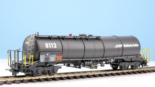 BEMO 2295 122 - RhB Za 8112 Knickkesselwagen 4-achsig, dunkelgrau