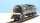 BEMO 2295 122 - RhB Za 8112 Knickkesselwagen 4-achsig, dunkelgrau