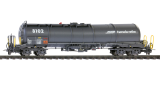 BEMO 2295 133 - RhB Za 8103 Knickkesselwagen 4-achsig, dunkelgrau